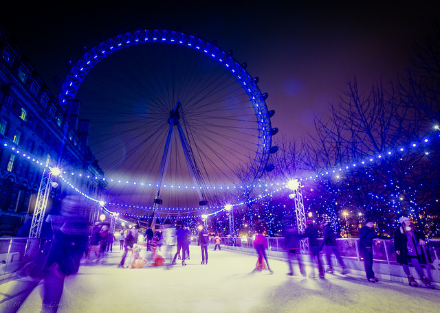 london eye ice skating